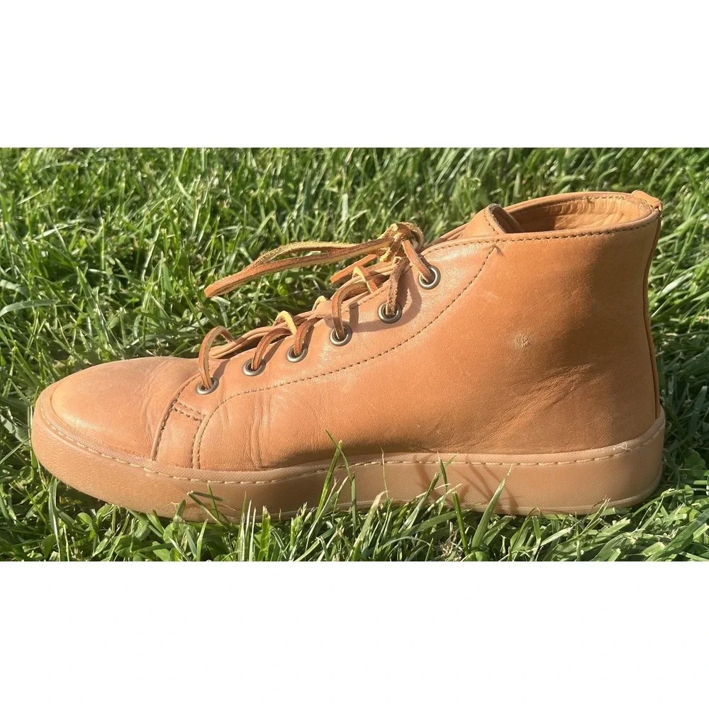 Tanner Goods x Rancourt Court Classic Mid Sneakers Limited Run USA Vibram Size 8